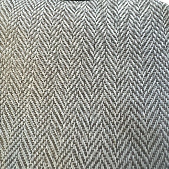 Air France Fabric Herringbone Grey Travel Zippered Cosmetic Bag - Picture 3 of 7